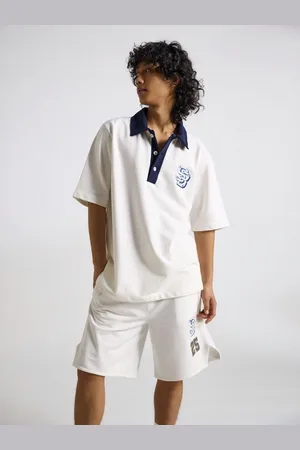 THE CLOTHING FACTORY Men Polo Collar T-shirt