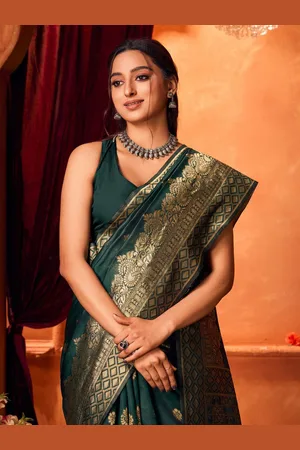 Varanga Woven Design Zari Banarasi Saree