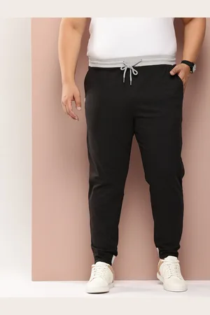 Sztori Men Plus Size Relaxed Fit Joggers With Contrast Detail