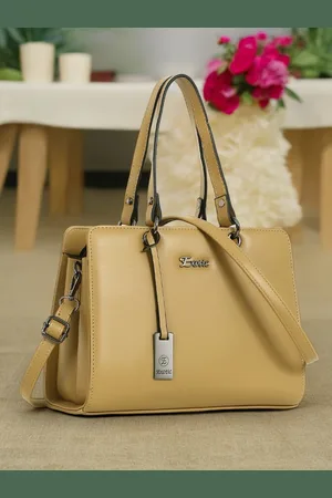 EXOTIC Structured Handheld Bag with Tasselled