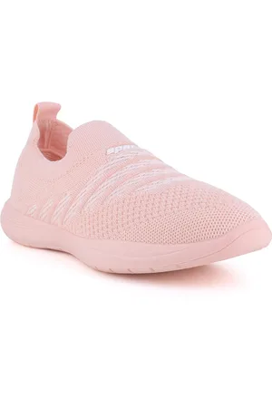 Sparx Women Peach-Coloured Slip-On Sneakers