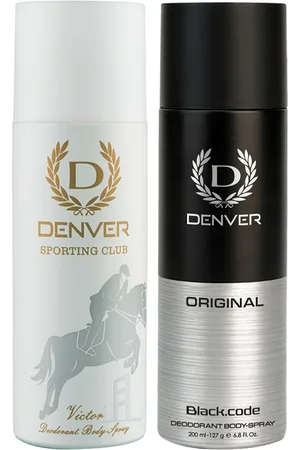 Denver Men Set of Sporting Club Victor & Original Black.Code Deodorant - 200ml each