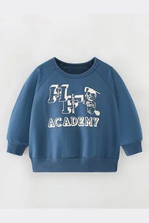 Stylecast Boys Printed Mandarin Collar Applique T-shirt