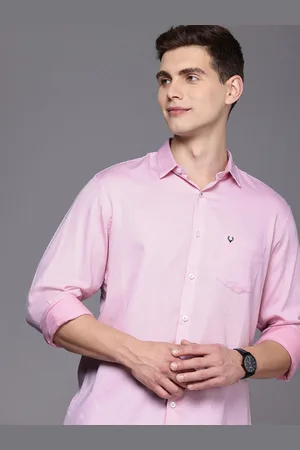 Allen Solly Men Textured Sport Fit Pure Cotton Casual Shirt