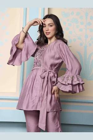 Ishin Embroidered Top And Trouser