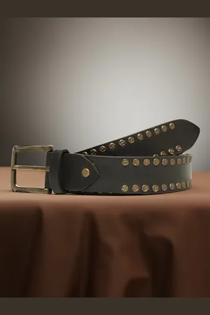 ART N VINTAGE Men Textured Leather Belt