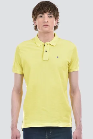 NUMERO UNO Men Solid Polo Collar T-shirt