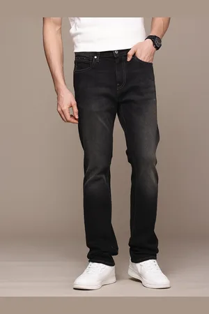 Nautica Men Straight Fit Heavy Fade Stretchable Jeans