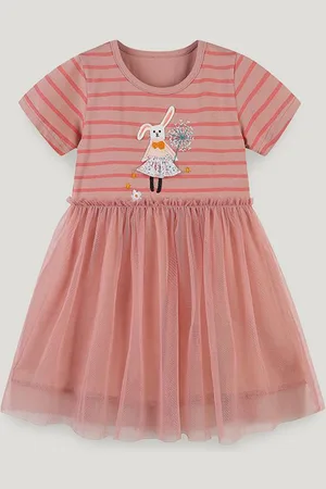 Stylecast Girls Striped Fit & Flare Midi Dress