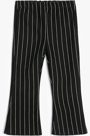 Koton Infant Girls Striped Ankle-Length Leggings