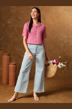 Anouk Cotton Shirt Style Top