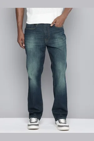 Aeropostale Men Relaxed Fit Heavy Fade Stretchable Jeans