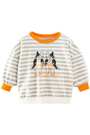 Stylecast Boys Striped Round Neck T-shirt