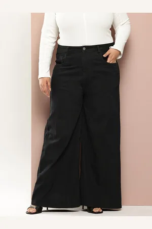 Sztori Women Plus Size Wide Leg Stretchable Jeans
