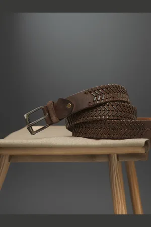 ART N VINTAGE Men Tang Closure Leather Belt