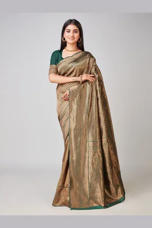 Varanga Woven Design Zari Banarasi Saree
