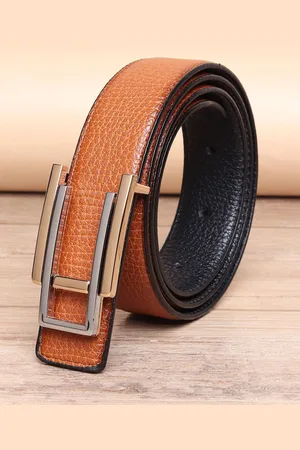 Winsome Deal Men Textured Formal Belt