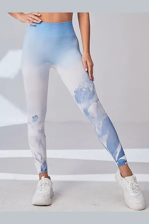 LULU & SKY Women Printed High-Rise Ankle-Length Tights