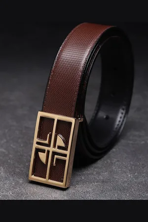 Winsome Deal Men Textured Formal Belt
