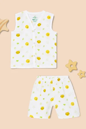The Boo Boo Club Infants Pure Cotton Printed Sustainable Top with Shorts