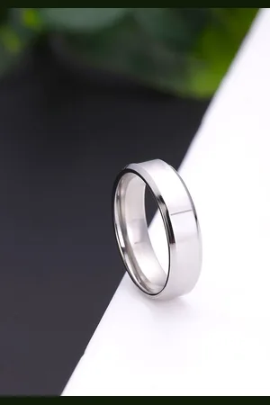 Yellow Chimes Rhodium-Plated Band Style Finger Ring