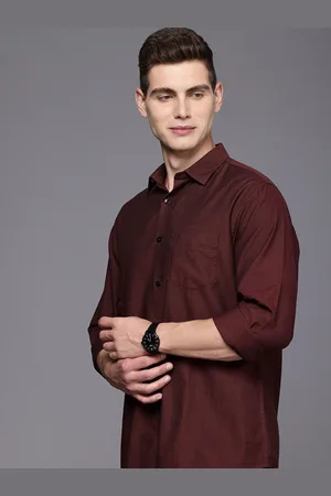 Allen Solly Men Textured Sport Fit Pure Cotton Casual Shirt