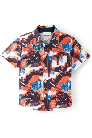 CrayonFlakes Boys Abstract Printed Casual Shirt