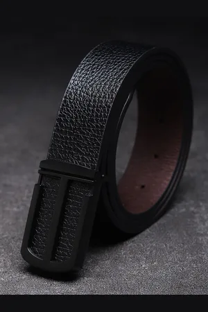 Winsome Deal Men Textured Push Pin Formal Belt