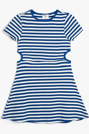Koton Girls Striped A-Line Dress