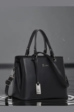 EXOTIC PU Structured Handheld Bag