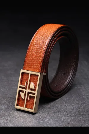Winsome Deal Men Textured Formal Belt