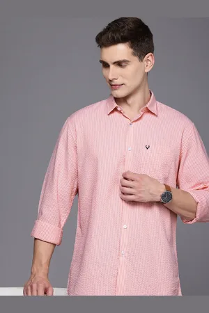 Allen Solly Men Striped Sport Fit Pure Cotton Casual Shirt
