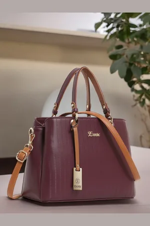 EXOTIC PU Structured Handheld Bag with Tasselled