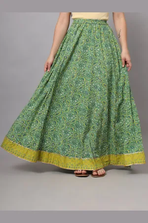 Kalini Printed Flared Maxi Skirt