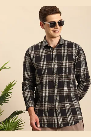 Mast & Harbour Men Standard Checked Casual Shirt