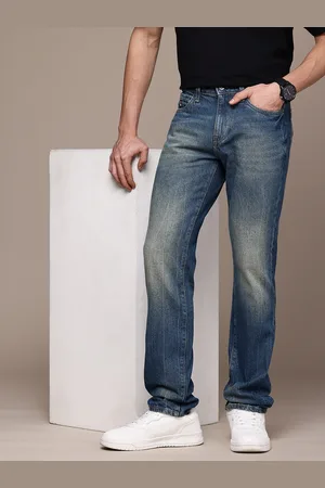 Nautica Men Straight Fit Heavy Fade Jeans