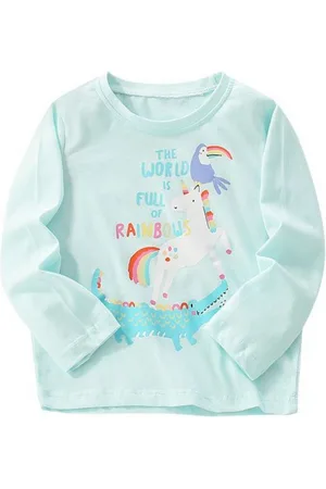 Stylecast Girls Graphic Printed Round Neck Cotton T-shirt