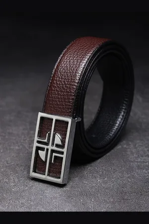 Winsome Deal Men Textured Formal Belt
