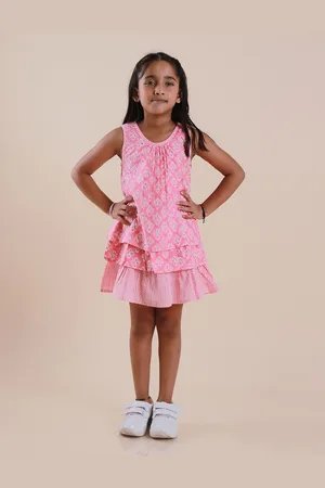 Sangria Printed Pure Cotton A-Line Dress