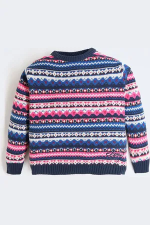 Cherry Crumble Unisex Kids Embroidered Pullover