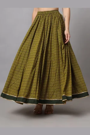 Kalini Printed Flared Maxi Skirt