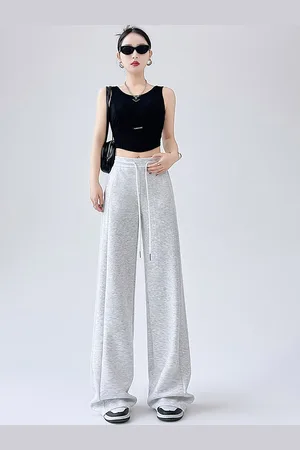 LULU & SKY Women High-Rise Cotton Trousers
