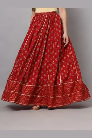 Kalini Printed Flared Maxi Skirt