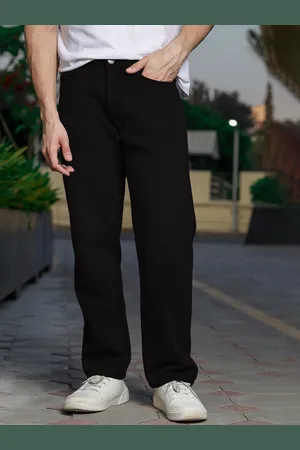 Ragzo Men Relaxed Fit Mid Rise Clean Look Cotton Jeans