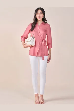 AND Solid Shirt Style Top