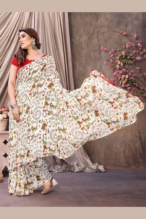 Ambuja International Warli Saree With Blouse Piece