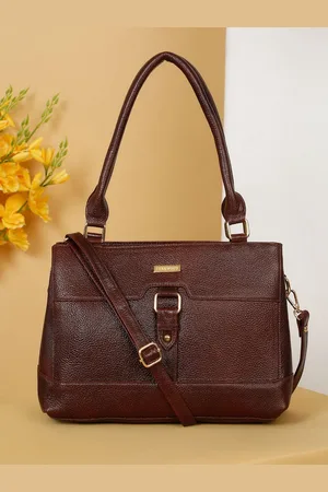 Teakwood Leathers Women Leather Structured Satchel