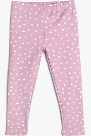Koton Infant Girls Printed Ankle-Length Leggings