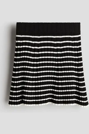 H&M Girls Rib-Knit A-Line Skirt