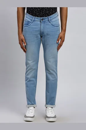 Park Avenue Men Slim Fit Low-Rise Light Fade Jeans